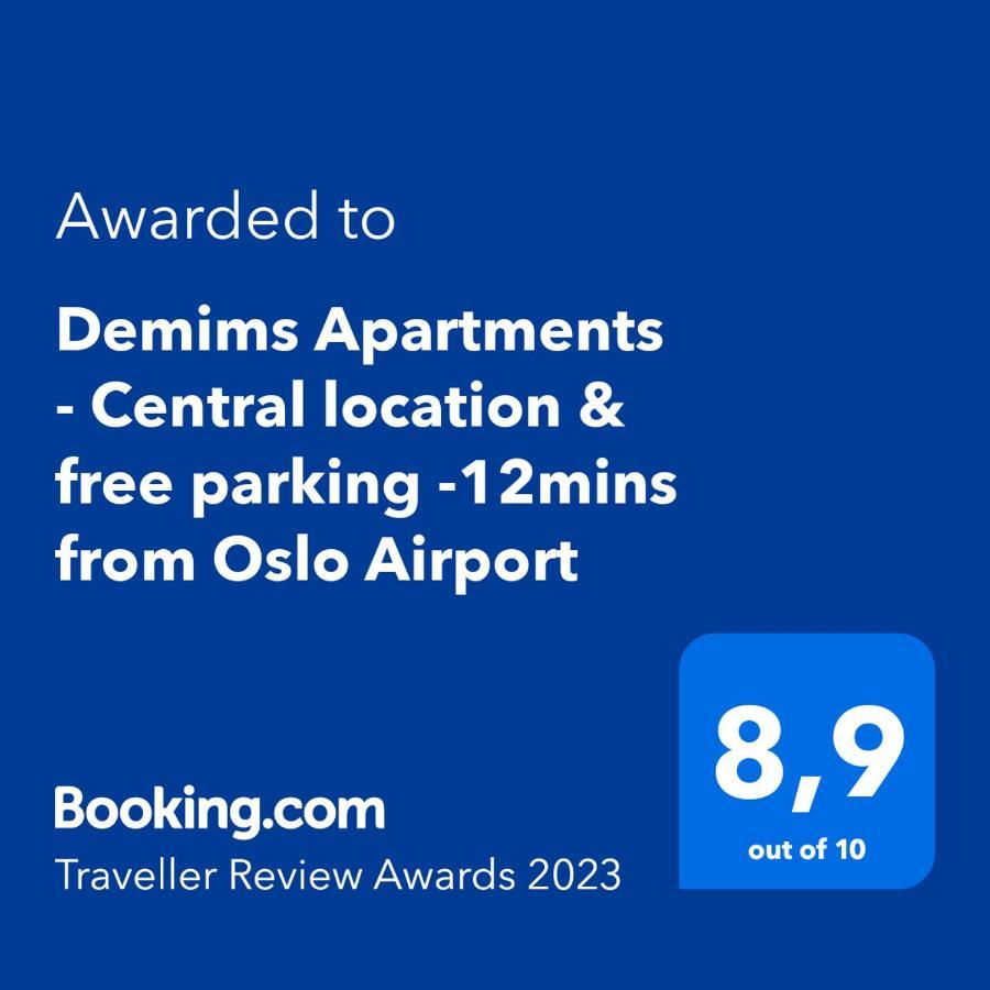 Demims Apartments Lillestrom - Central Location & Parking ภายนอก รูปภาพ