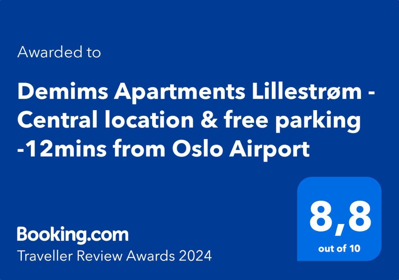 Demims Apartments Lillestrom - Central Location & Parking ภายนอก รูปภาพ